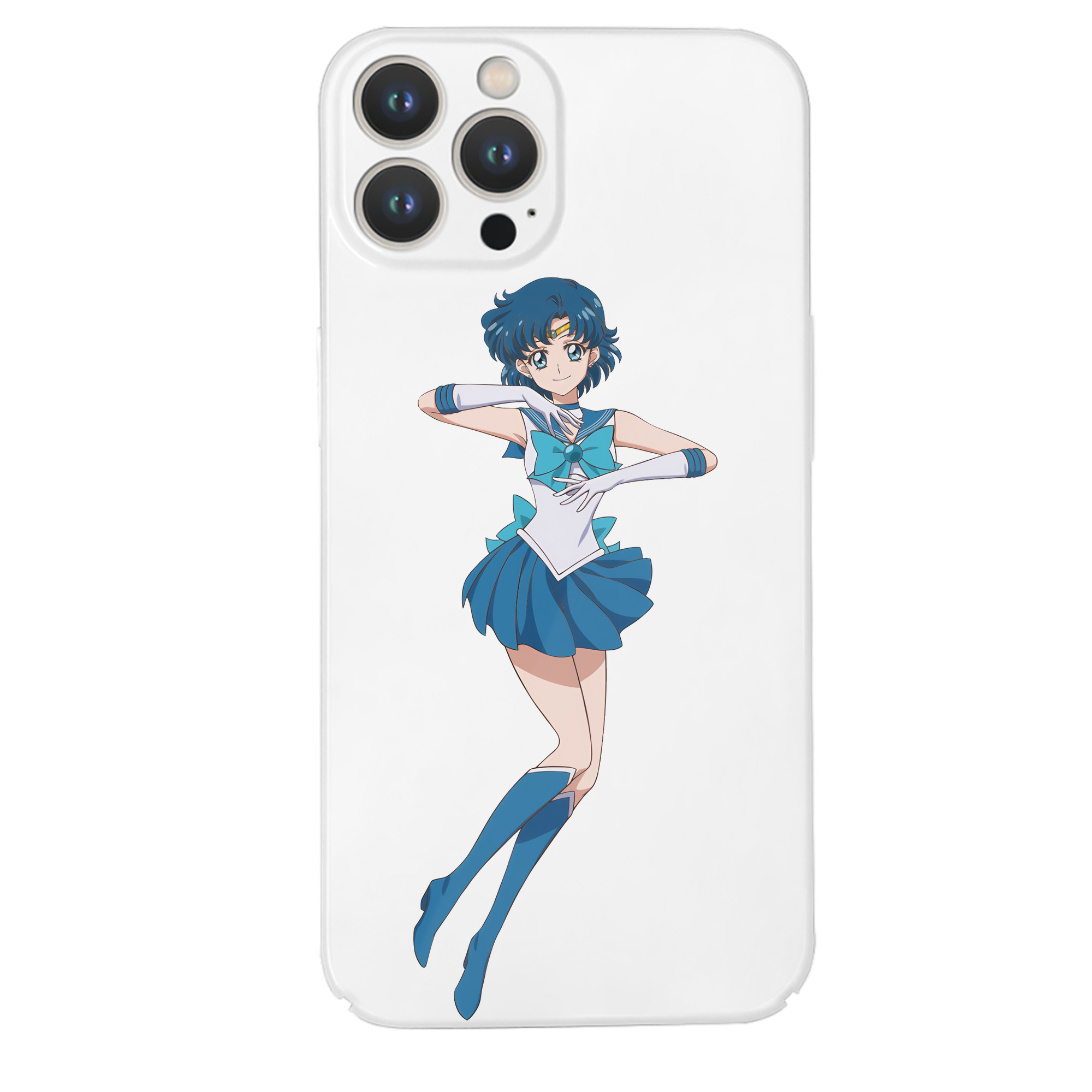 （画像用） 美少女戦士セーラームーン 水野 亜美 みずの あみ Sailor Moon Mizuno Ami 【iPhone 14シリーズ対応】ハードケース